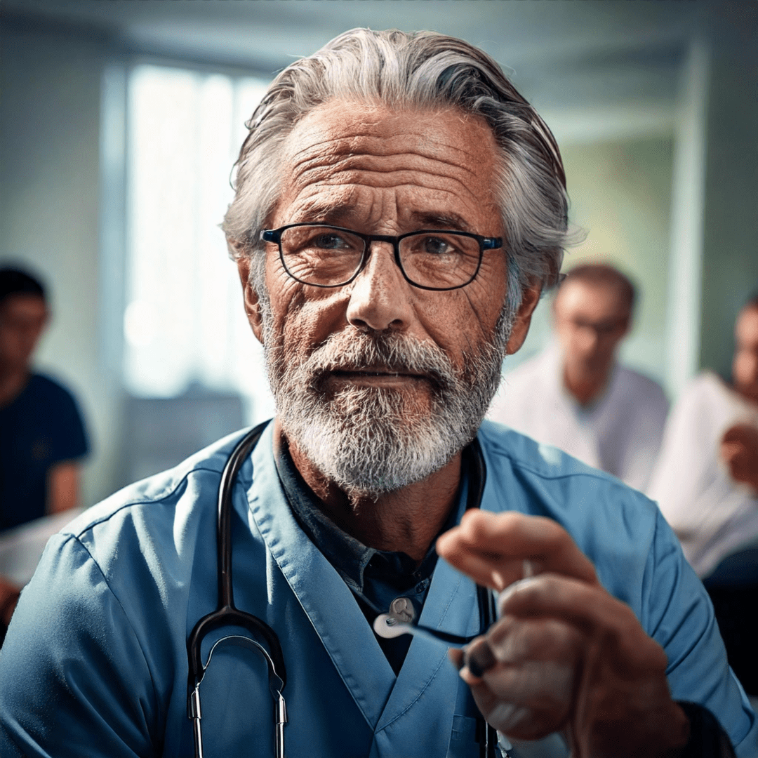 Paziente in hospice che condivide la sua esperienza